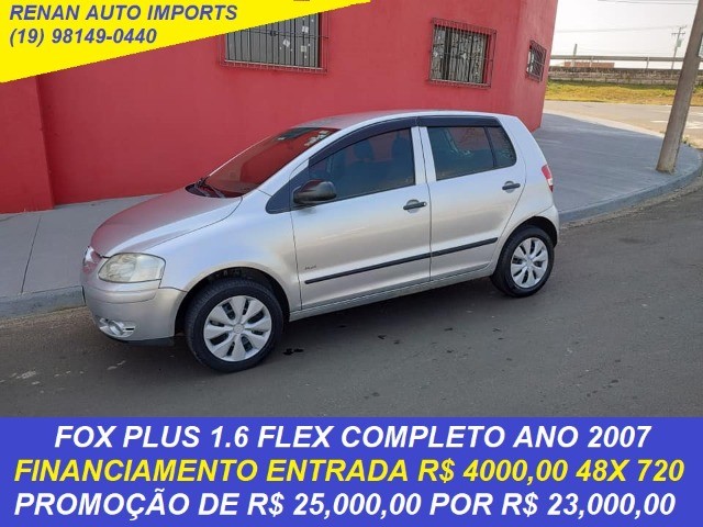 FOX 1.6 COMPLETO FLEX ANO 2007 FINANCIAMOS ATÉ 100%