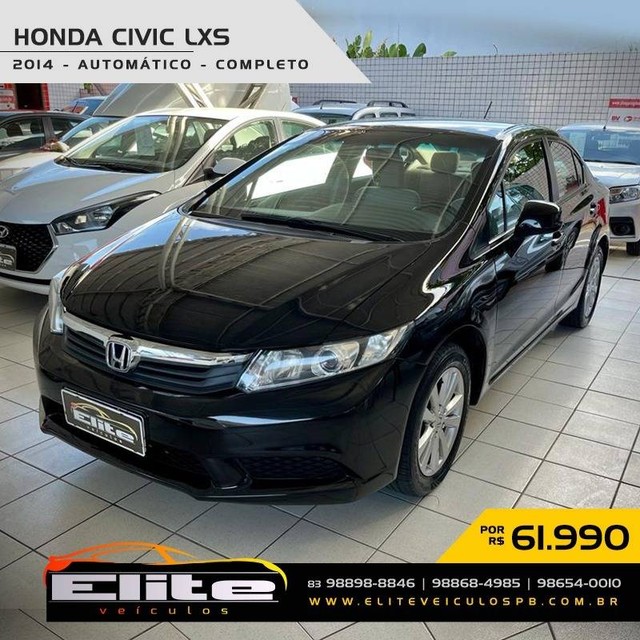CIVIC 2013/2014 1.8 LXS 16V FLEX 4P AUTOMÁTICO