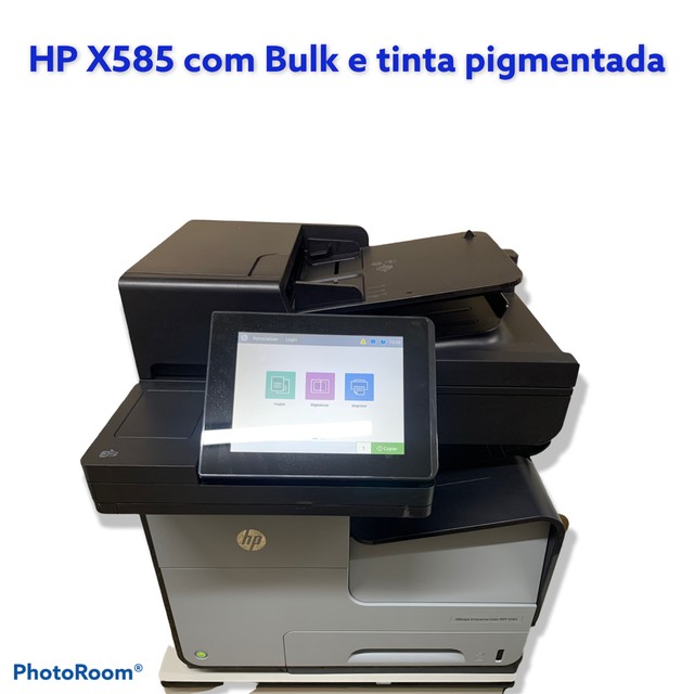 Hp Pro X585 x476 com Bulk ink tinta pigmentada  - Foto 2