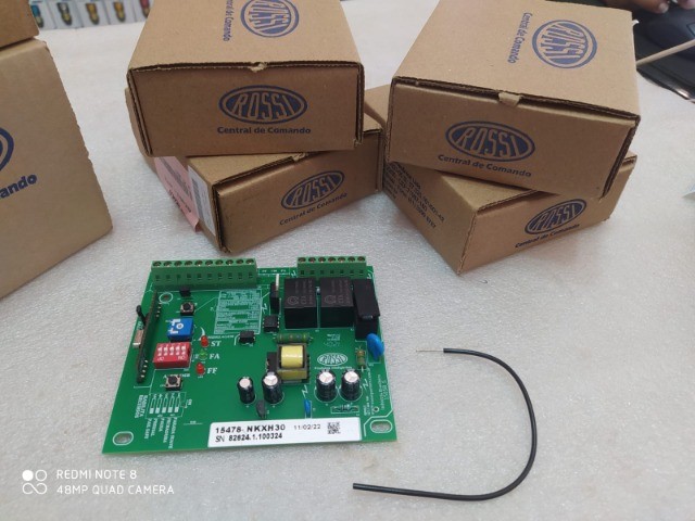 Placa para Motor de portão Eletrônico Rossi Portão NKXH30  433 MHZ  - Foto 2