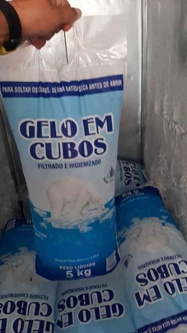 Gelo em cubos drink guaruja