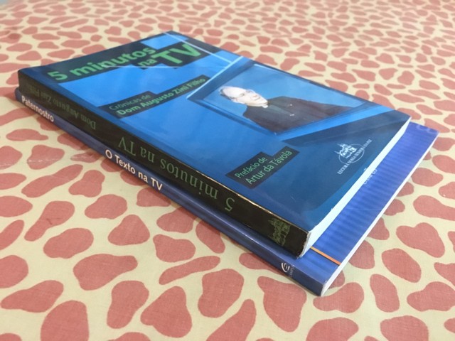 2 Livros Jornalismo O Texto Na Tv 5 Minutos Na Tv Pouco uso - Foto 4