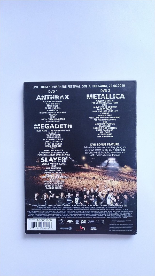 MEGADEATH ANTHRAX サイン入りDVD-