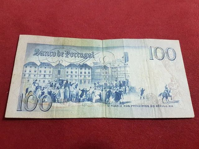 Nota de 100 Escudos de Portugal 1980 - Foto 2