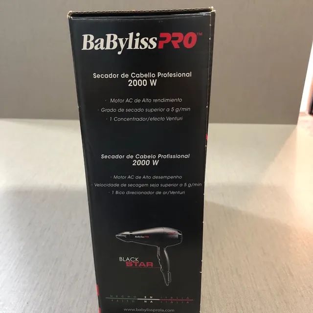 Secador Babyliss Black Star 2000W