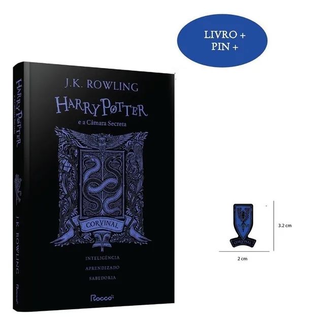 Pin Harry Potter Casa Corvinal