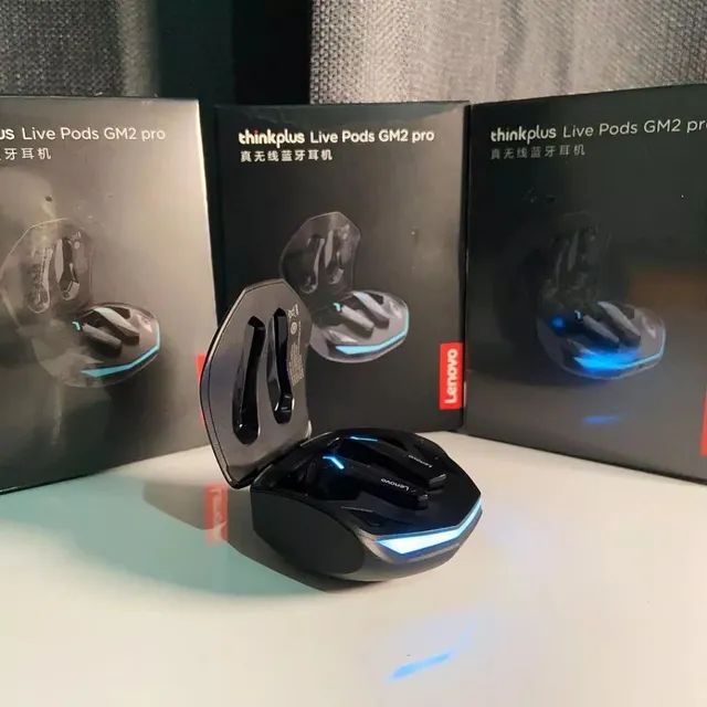 Fone Bluetooth Gamer GM2 Pro Lenovo[NOVA TECNOLOGIA BLUETOOTH 5.3]