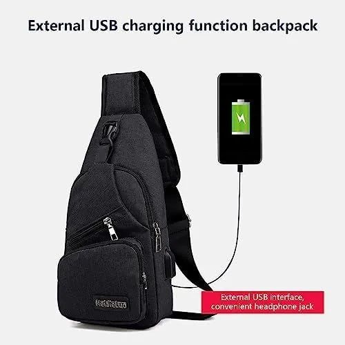Mini Bolsa Tiracolo Shoulder Bag USB - Design Ergonômico e Conectividade - Foto 5