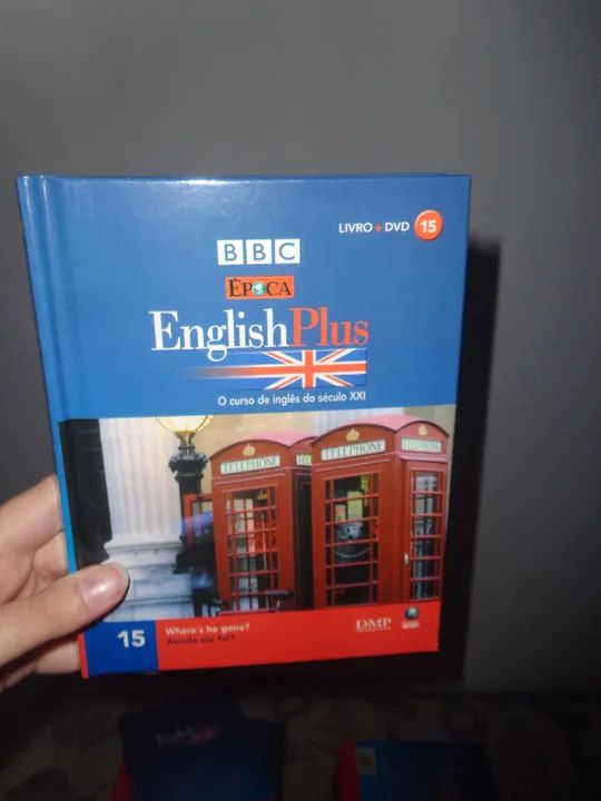 Curso de inglês com 30 livros capa dura, livros + DVDs - Foto 2