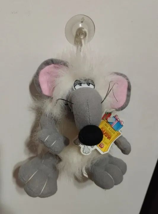 Ratinho pelúcia vintage 