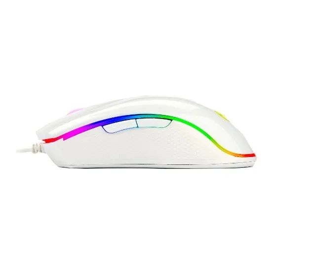 Mouse Gamer Redragon Cobra, Chroma RGB, 10000DPI, 7 Botões, Lunar White - M711W - Foto 3
