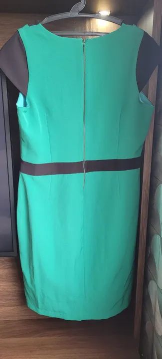 Vestido verde e preto GG - Foto 4
