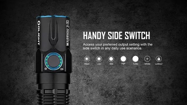 Lanterna Tática Olight Warrior 3 S 2300lm 300m Black - Foto 5