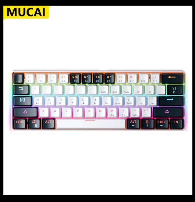 Teclado Mecânico Mucai Mk61 60% Switch Red Entrega gratis  - Foto 3