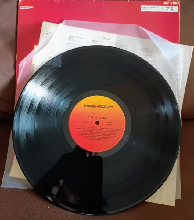 Lp Disco De Vinil Gospel Evangélico Comunidade Da Graça - Tudo se fez novo - com encarte - Foto 3