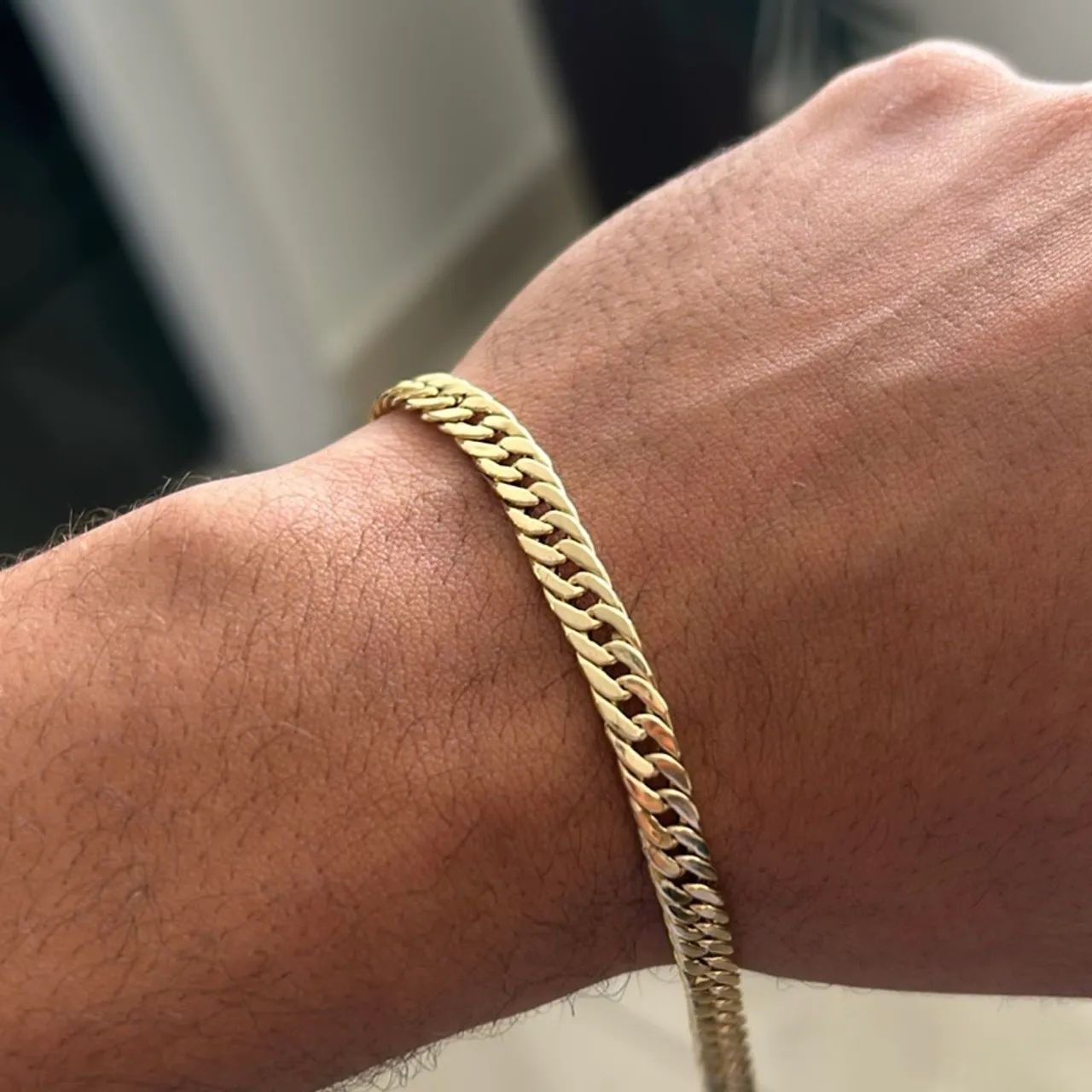 Pulseira Grumet Oca ouro 18k nova 21cm - Foto 4