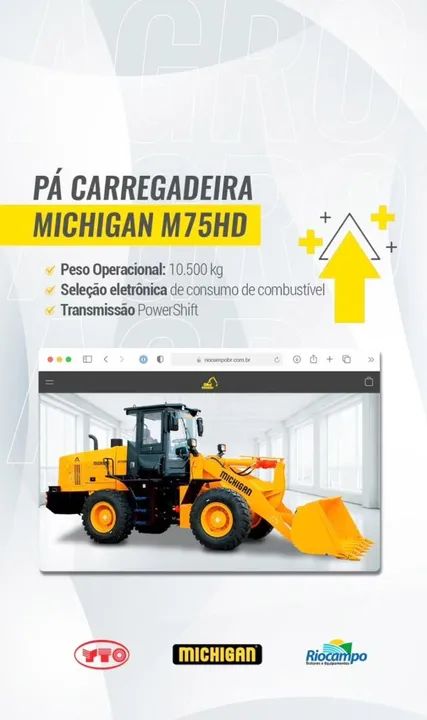 Pá Carregadeira Michigan - Foto 3