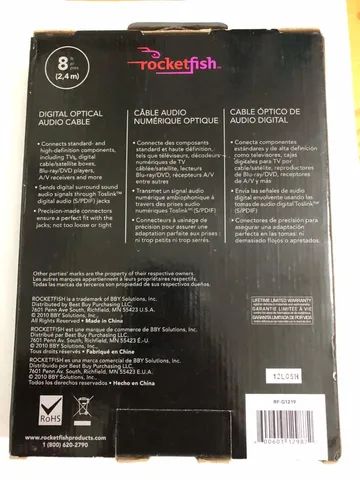 Cabo Optico Audio Rocketfish - Foto 3