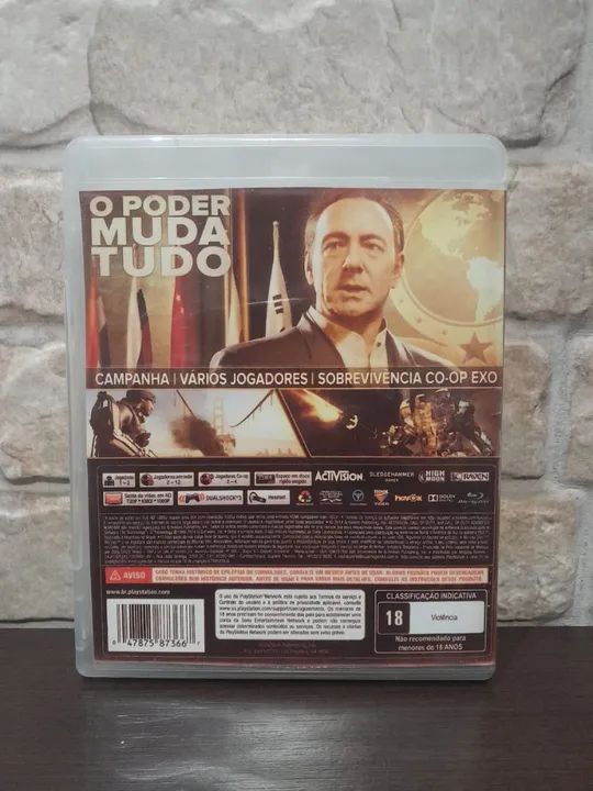 Jogo Call Of Duty: Advanced Warfare (Capa Cópia e Sem Manual/Encarte) de PS3 - Foto 3