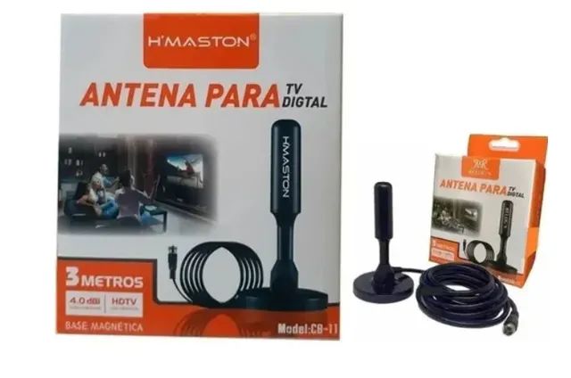 Antena Digital 3m para TV Promoção Novo - Foto 2