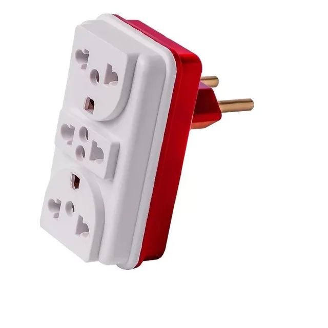 Adaptador de Tomada Benjamin Bob T 3 Entradas 10A 20A - Foto 2