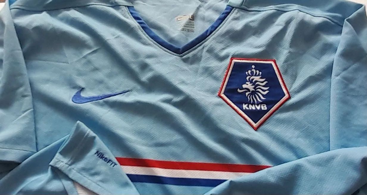 CAMISA SELECAO HOLANDA NIKE EUROCOPA 2008 AUSTRIA SUICA AZUL - Foto 2