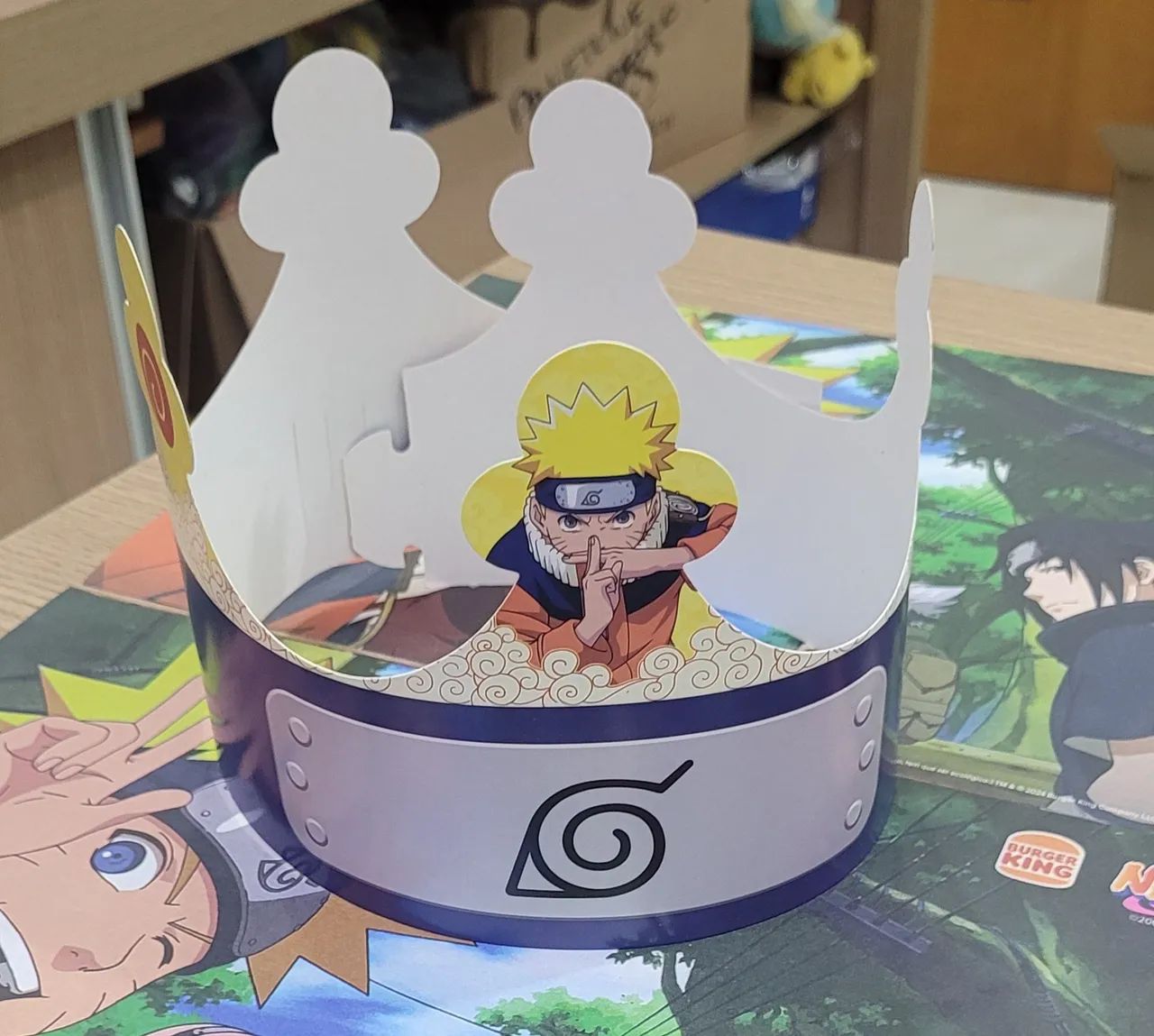 Coroas de Papel da coleção Naruto Burguer King 2024 (Novas )(Valor por unidade) - Foto 6