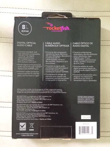 Cabo Optico Audio Rocketfish - Foto 5