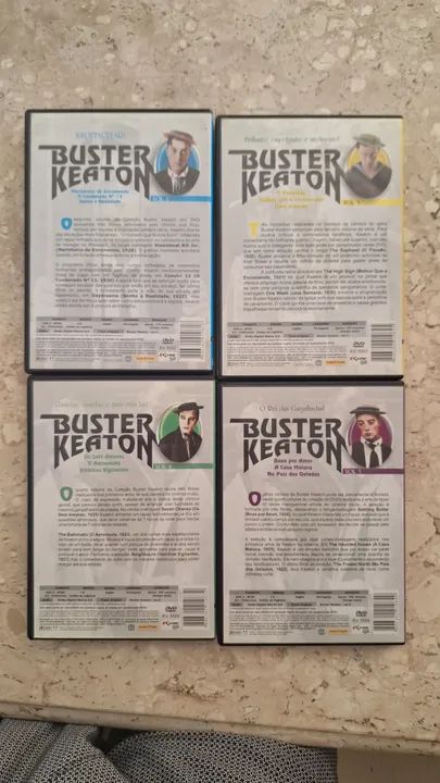 DVD Coleção Buster Keaton - 4 Volumes - Obras Primas do Cinema Mudo - Foto 2