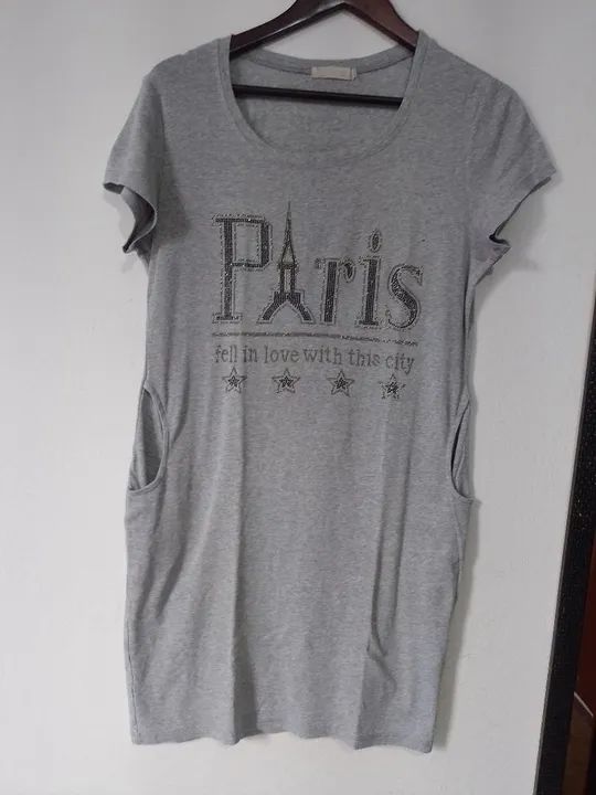 Vestido Paris Cinza - tamanho M - Foto 2