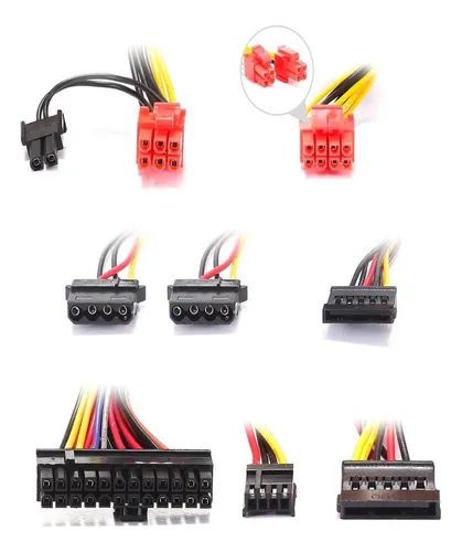 Fonte Alimentação Atx Led Pc Preta Bivolt Kp-535 600w  - Foto 3