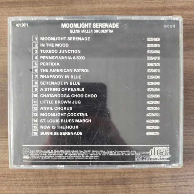 CD Glenn Miller - Moonlight Serenade - Os 16 Maiores Sucessos Da Orquestra Glenn Miller - Foto 2
