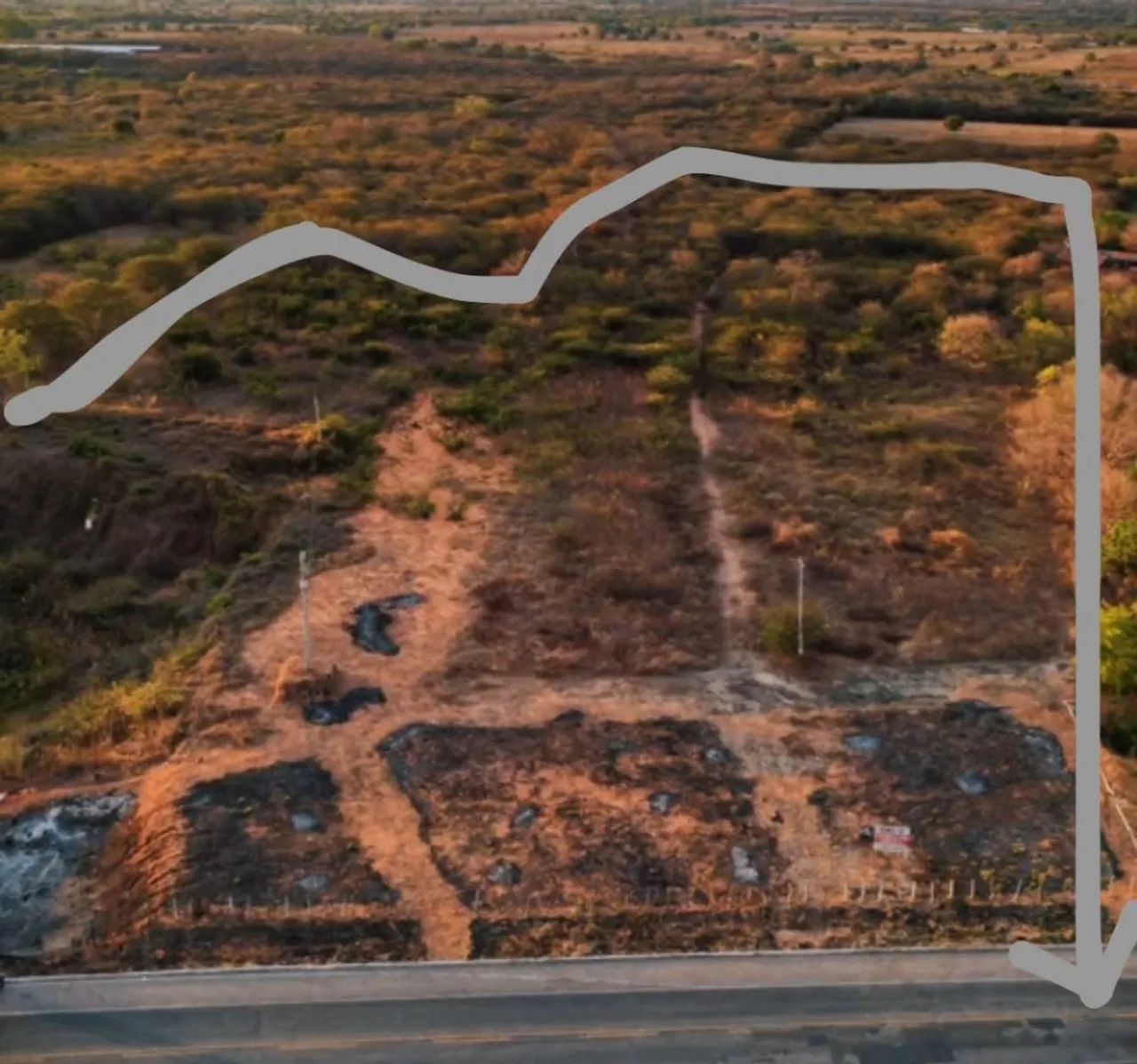 Vendo terreno em milagres ceará na localidade taboquinha as margens da br116 - Foto 2
