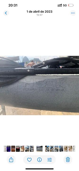 Caiaque Hook Power- com pedal - Foto 2