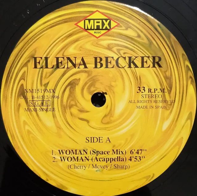 Disco de Vinil LP Elena Becker Woman (importado) - Foto 3