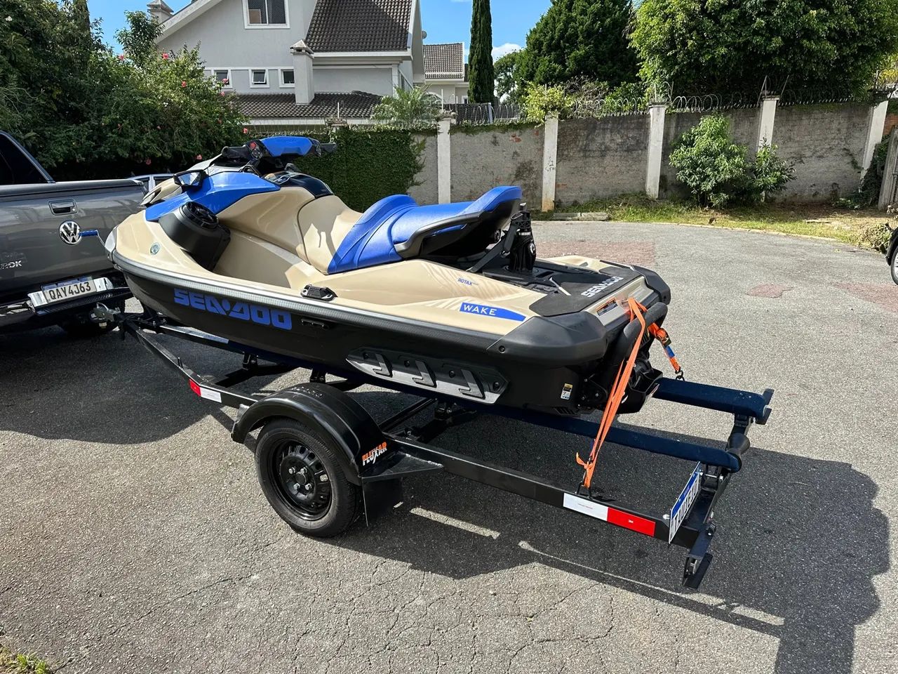 Jet ski Sea Doo Wake 170 2025 sem uso c/carreta okm 65 a vista restante em 12 X sem juros - Foto 9