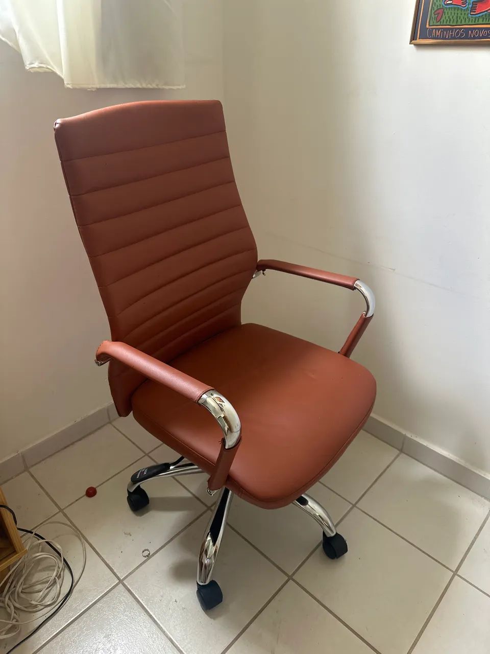 Cadeira Escritorio Terracota 