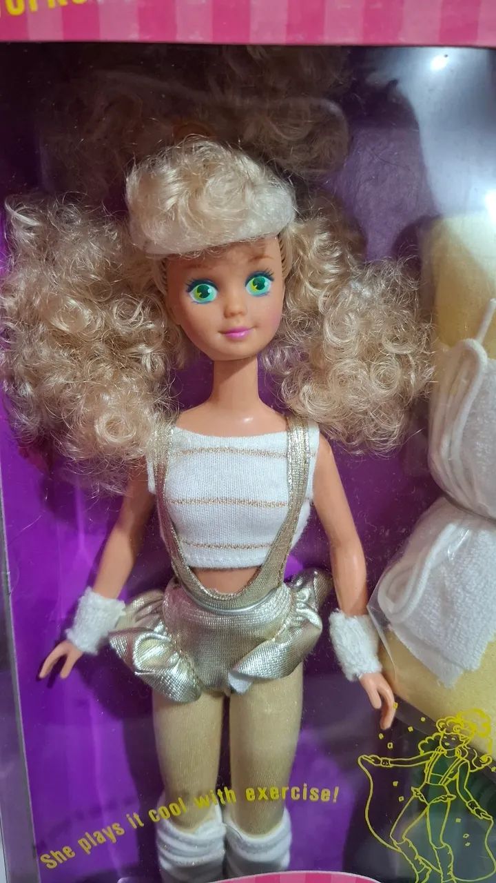 Barbie Skipeer fun 1987  na caixa  - Foto 3