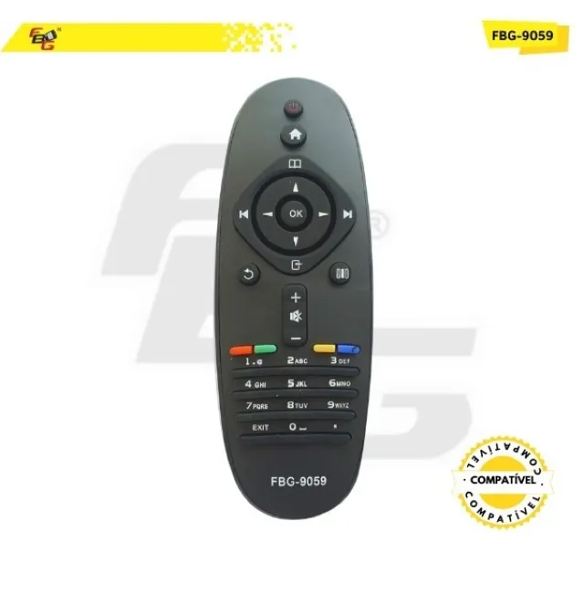 CONTROLE COMPATÍVEL PARA TV PHILIPS LCD/ LED