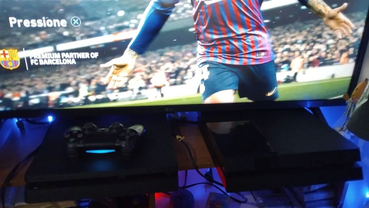 PS4 SLIM 1TB NUNCA ABERTO FUNCIONANDO 100% - Foto 2