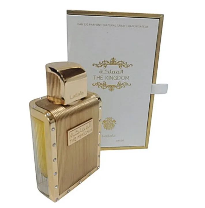 Perfume Arabe Lattafa The Kingdom Masculino/Original/lacrados 