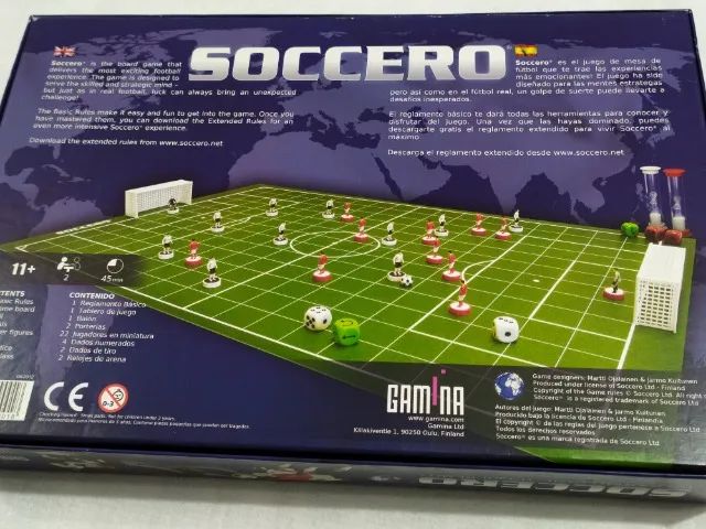 Soccero (second edition) - Boardgame - Jogo de Tabuleiro - Jogo de Futebol - Foto 4