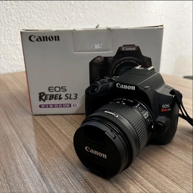 Câmera Canon Sl3 + Lente 18-55mm + Bolsa