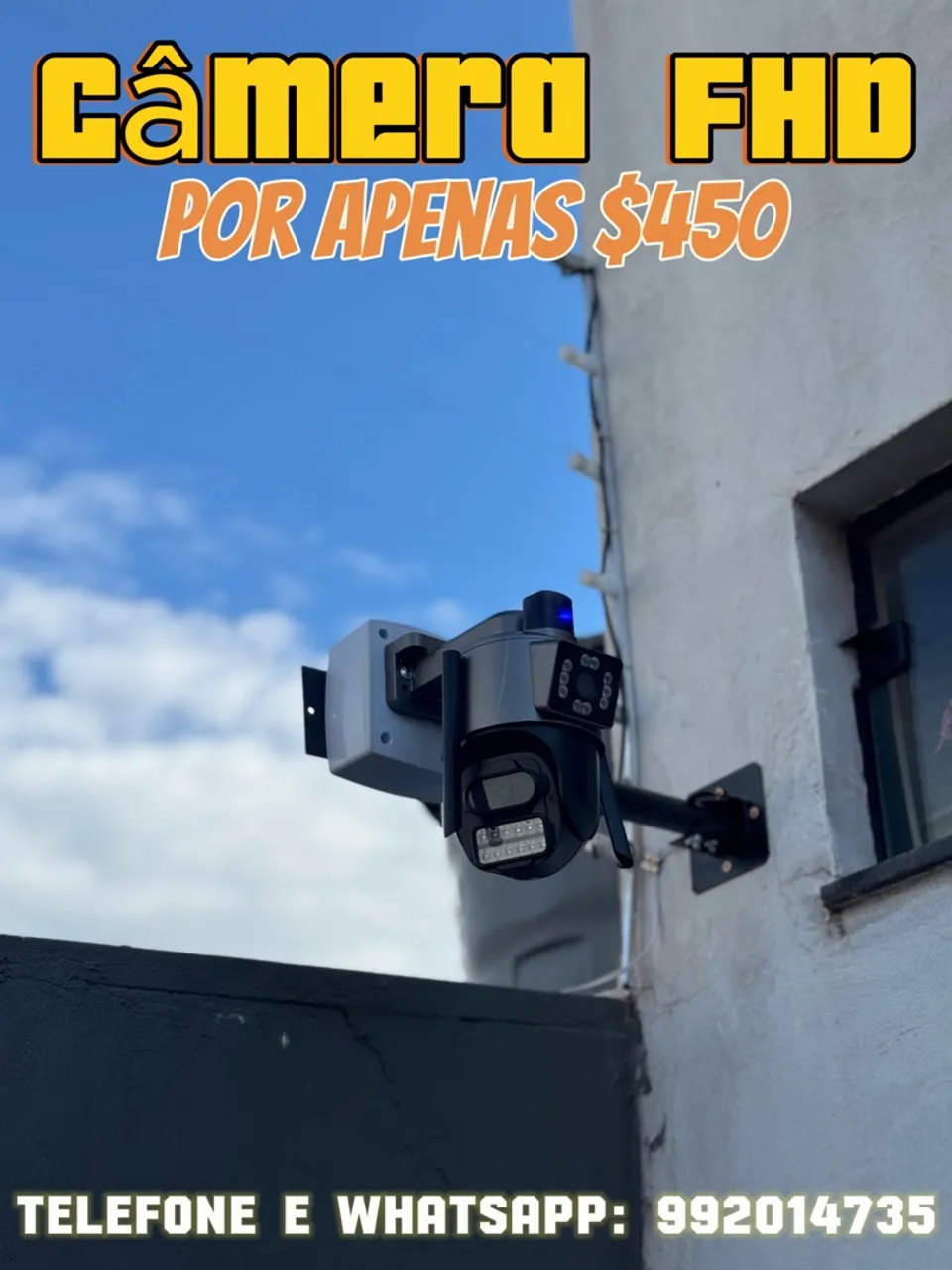 Câmera de Segurança FHD - R$450