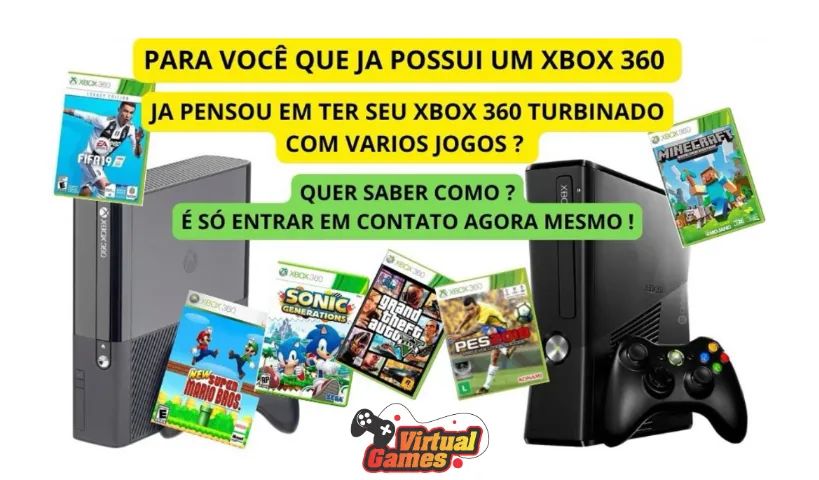 Jogos para qualquer modelo de Xbox 360