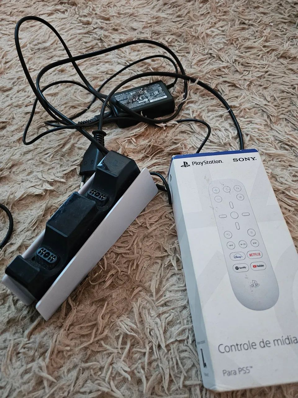 Base p/controle ps5 e controle.de midia 