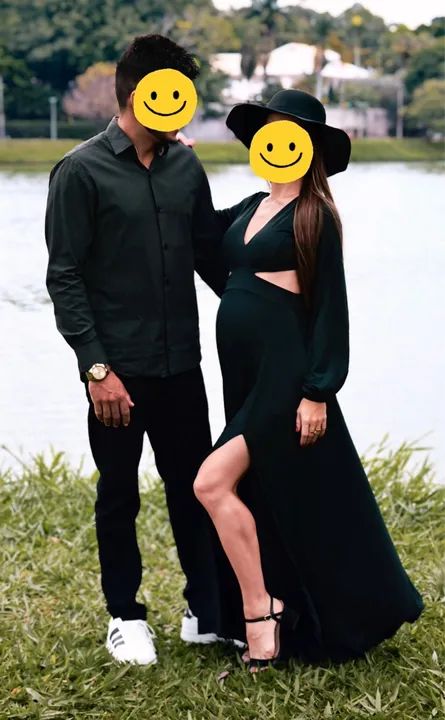 Vestido de Gestante para Ensaio Fotográfico - Foto 2