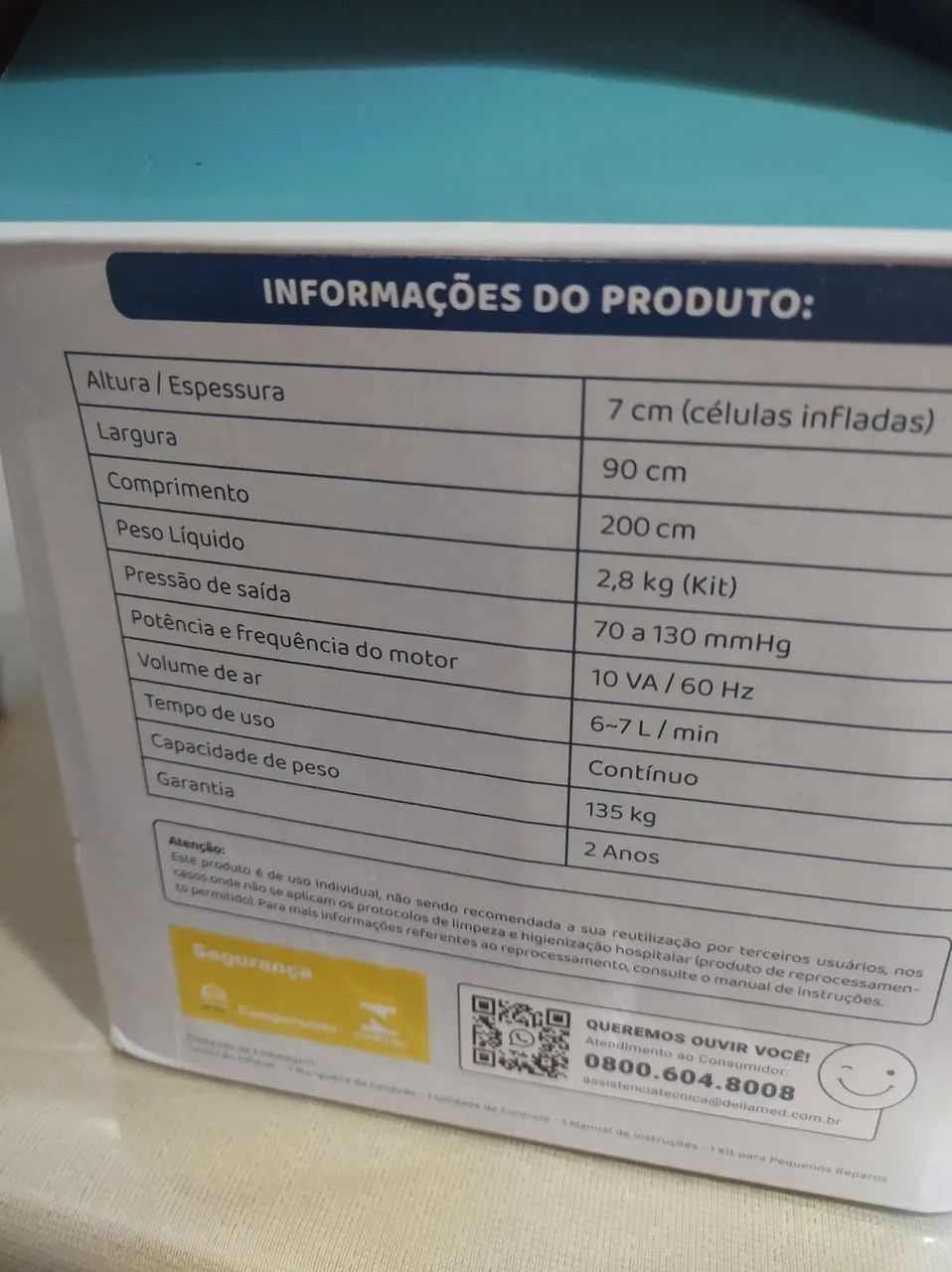 Colchão Pneumático de Pressão Alternada Air Plus - Foto 3