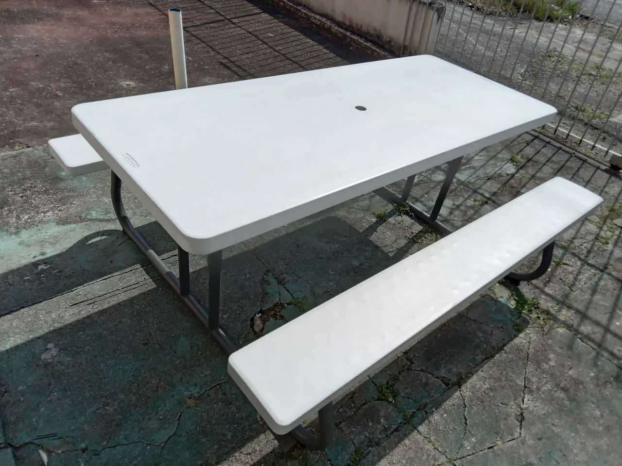 Mesa e Banco dobráveis para área externa - Foto 4