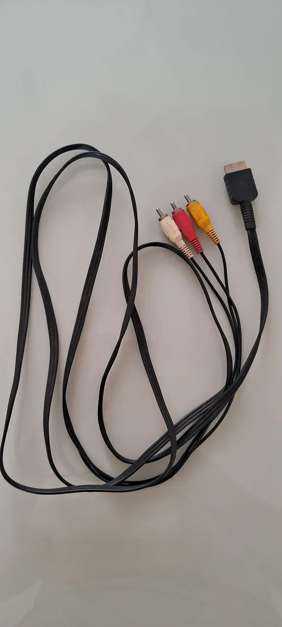 Cabo audio e vídeo Playstation 2 Original 